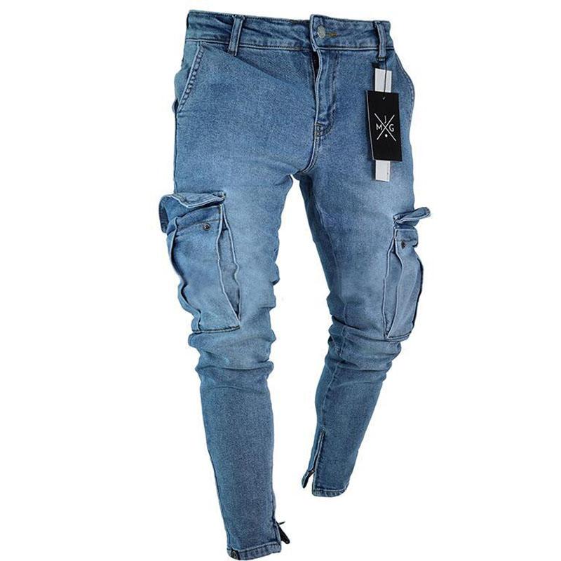 Cargo-Hosen für Herren, High Street, Hip-Hop, Persönlichkeit, trendige Overalls, Freizeithosen, Jeans, Baggy-Hosen, passende Hosen