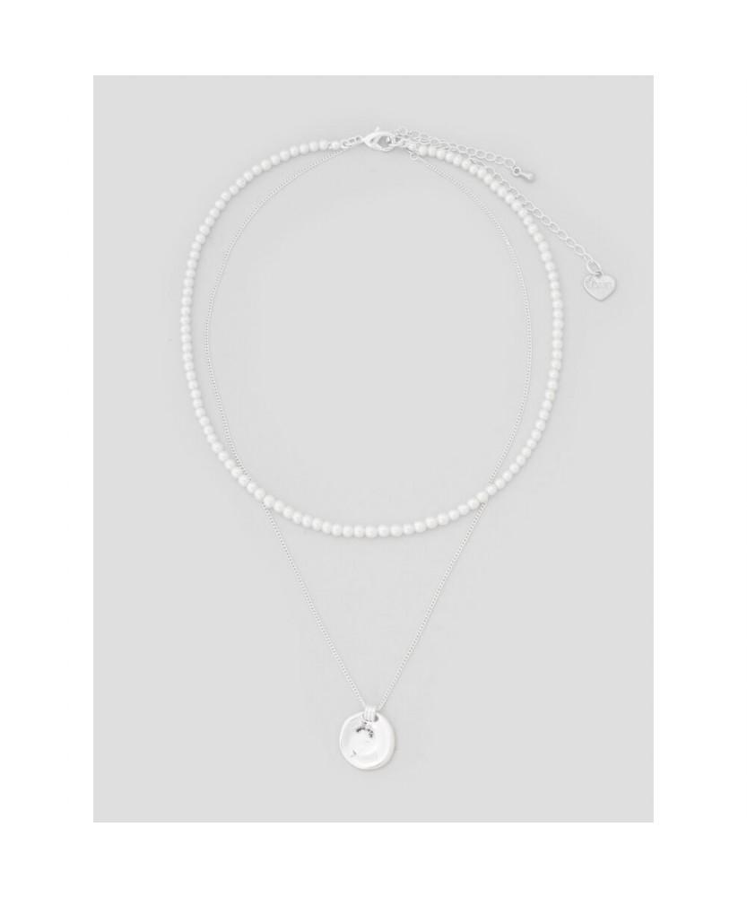 8SECONDS Pearl Layered Necklace Ivory