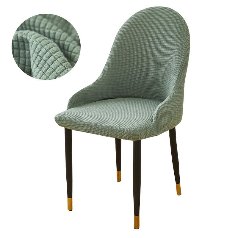 Huse pentru scaune curbate Huse pentru scaune elastice din lână polară Huse pentru scaune înalte Huse pentru scaune pentru bucătărie, birou, hotel, petrecere acasă