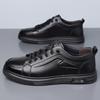 Fashion Casual Leather Men's Sneakers Lightweight Comfortable Walking Shoes for Everyday Wear Skateboard Footwear Male Tenis Masculino