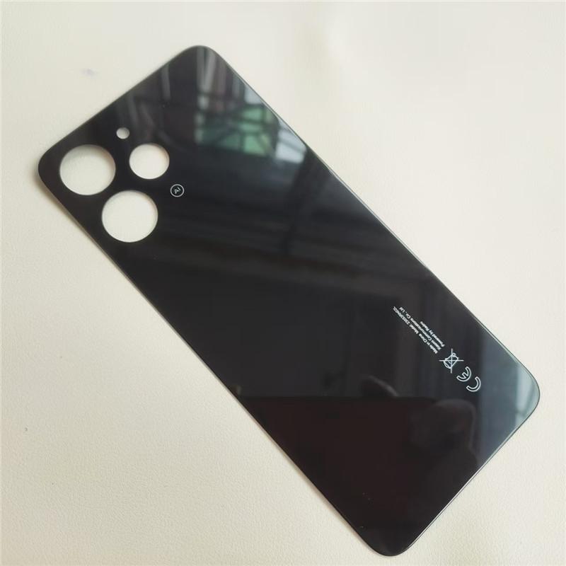 For Xiaomi Redmi 12 Glass Battery Cover Back Door Phone Rear Replacement Parts