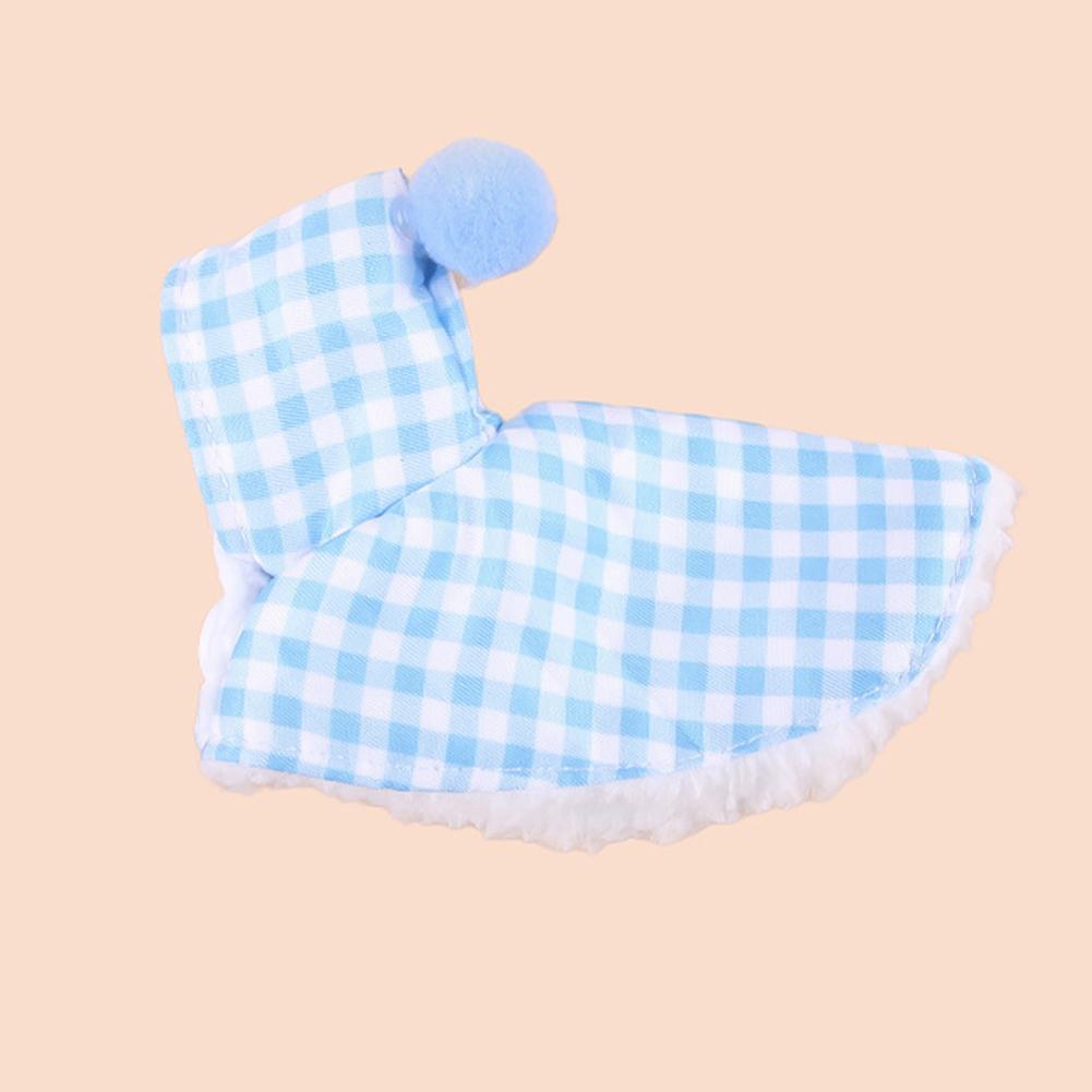 

Тепла накидка-плащ для птаха Зберігає тепло Вийти на вулицю Костюм Птах Папуга Плащ Потовщений Барвистий Одяг для птахів Мис L синій