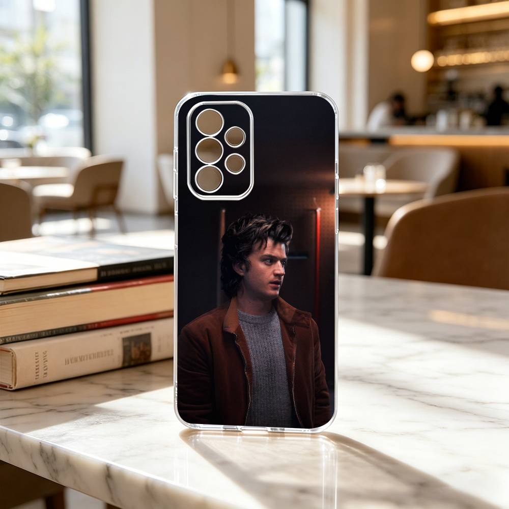 S-steve H-harrington Phone Case Transparent Silicone Soft For Samsung S25,S24,S21,S22,S23,S30,Ultra,S20,Plus,Fe