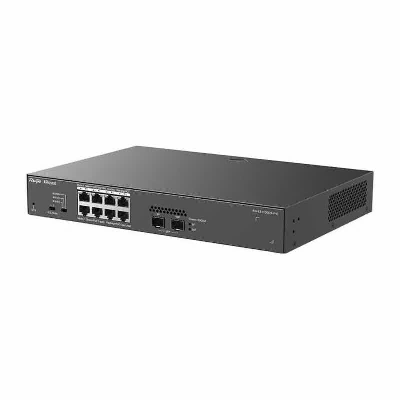 Ruijie RG-ES110GDS-P-E 8-Port Gigabit Unmanaged PoE Switch