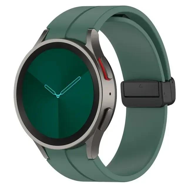 20mm Band For Samsung Galaxy Watch 7/6/5/4/44mm 40mm 5 Pro 45mm Silicone Bracelet correa Galaxy Watch 6 classic 47mm 43mm strap