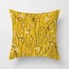 Yellow Flower Pillowcase Office Living Room Home Pillowcase Car Ornaments