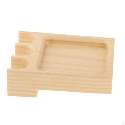 Soporte para Tacos de Billar de 3 Ranuras Práctico Soporte para Billar para Sala de Billar