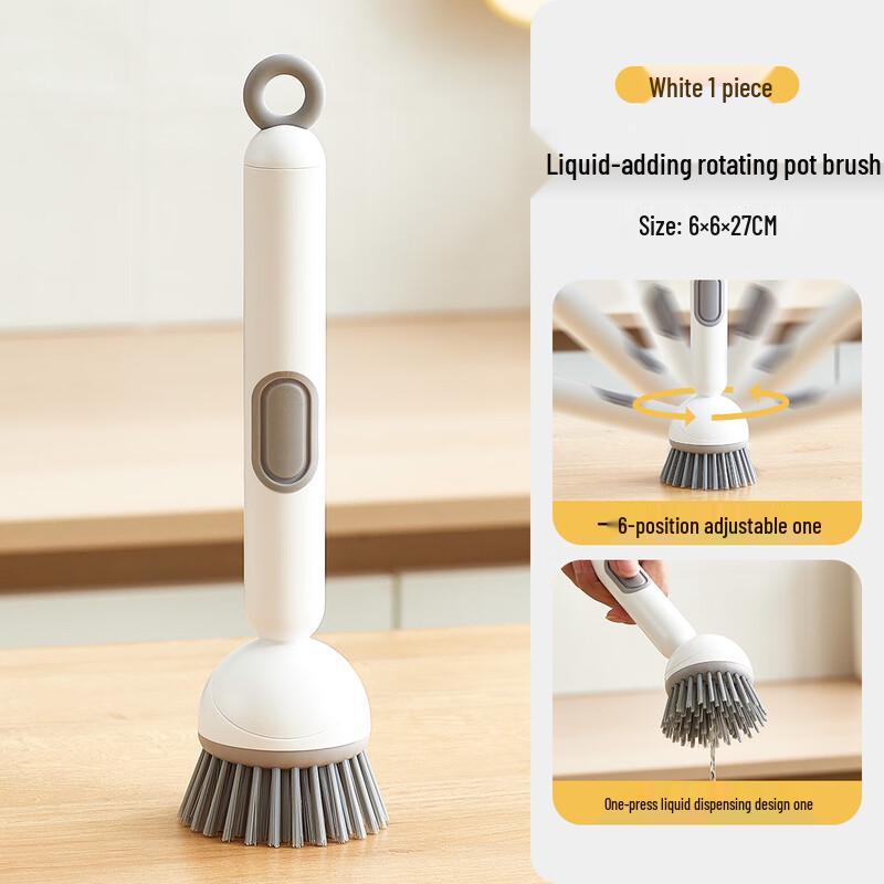 Automatic Dispensing Rotating Kitchen Cleaning Brush