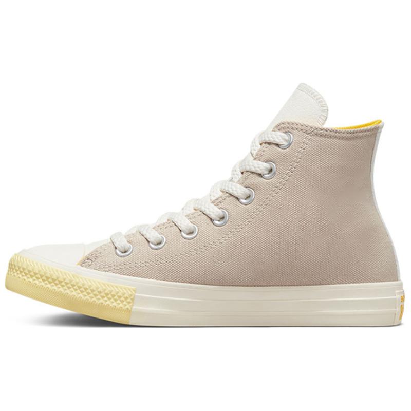 

Converse Chuck Taylor All Star Vintage Easy to Wear Abrasion Resistant High Top Espadrilles Women s Grey Yellow 35