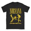 Nirvana Angel Band 100 Cotton TShirt For Men Summer  Y2K Funny T Shirts ONeck Hip Hop Tees Oversized Casual Tops
