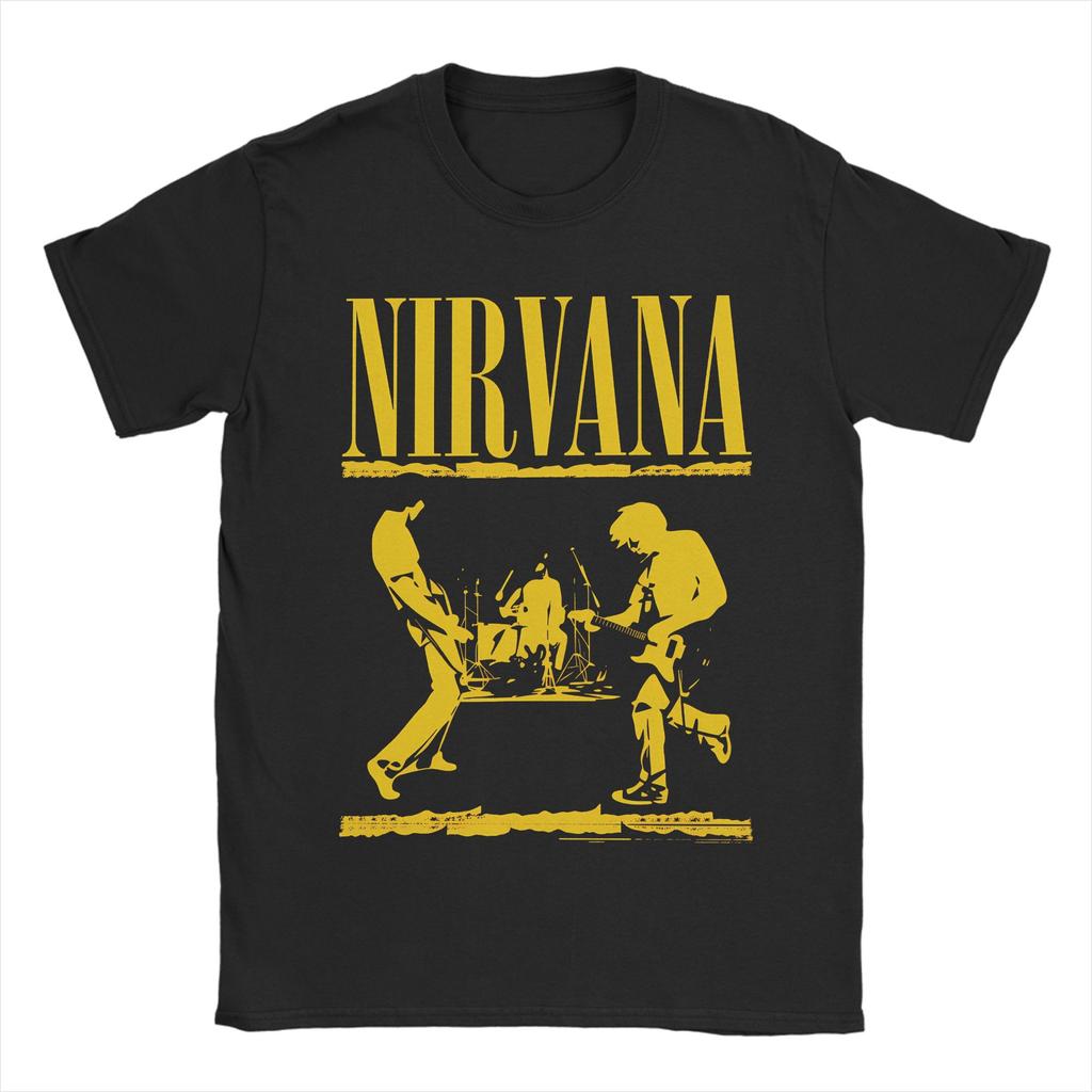 Nirvana Angel Band T Shirt Summer  Cotton TShirts For Men Popular Design Tshirt Short Sleeve Classic Top Tees