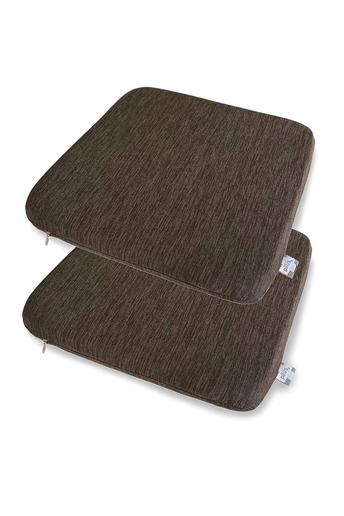 Kinku Seat Cushion 40x40 Well (2, Brown)
