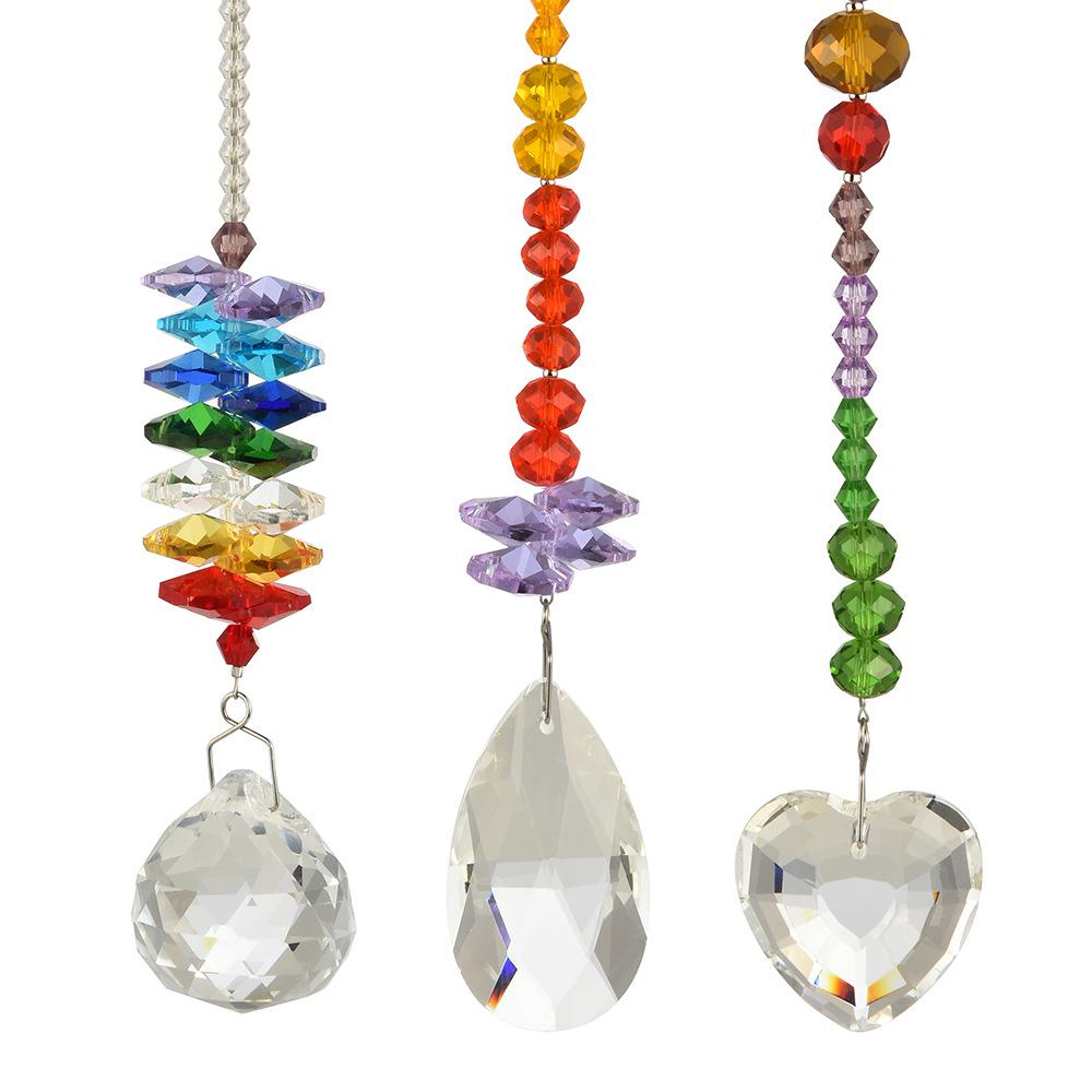 Kristall-Windspiel Sonnenfänger Anhänger – DIY-Dekoration für Innenräume & Geburtstagsgeschenk
