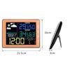 TS-8210 Color Screen Wireless Weather Clock Indoor Outdoor Thermometer Hygrometer Wall Clock