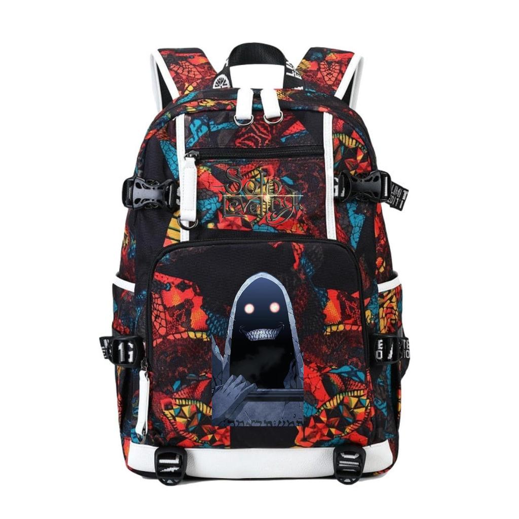 I Alone Upgraded The Animation Periphery Outdoor Travel Bag Large Capacity Multi-Function With Usb Backpack