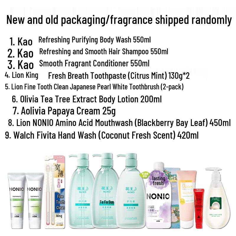 Walch Light Fragrance Hand Sanitizer & Personal Care Set