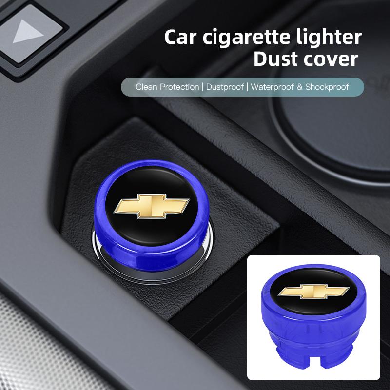 Car Cigarette Lighter Dust Proof Protect Cover Lighter Button For Chevrolet Cruze Sonic Silverado Trax Camaro Captiva Equinox SS