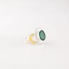 Green Onyx Gemstone 925 Sterling Silver Jewelry Handmade Ring For New Year Gift RR-61-17