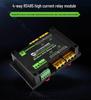 4-Way RS485 Modbus RTU High-Current Relay Module with Rail Protection