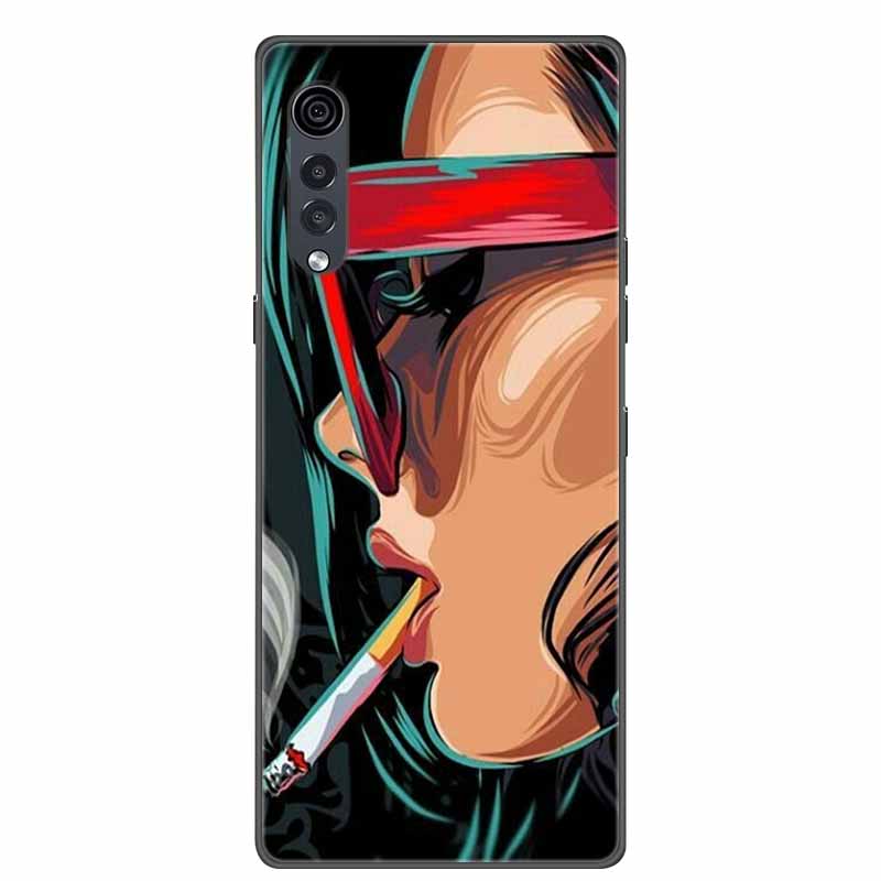 For LG Velvet Case 2Pro Fashion Soft TPU Silicone Cartoon Cat Phone Cover For LG Velvet 5G Back Cases Funda Bumper Protect Coque