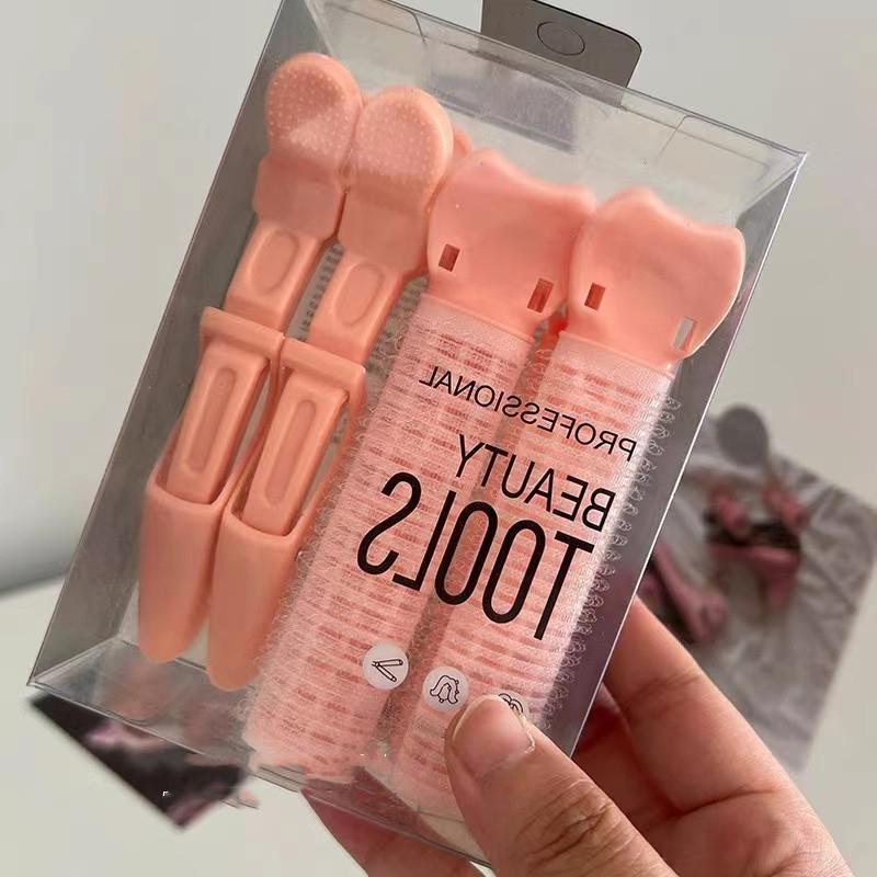 4pcs Hair Curly Roller Hair Root Natural Fluffy Hair Clip Set Bangs Hair Styling Clip Hair Pins Korean Hair Styling Accessories