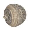 Tea Canister Metal Loose Tea Storage Container Airtight Tea Bag Canister Exquisite Bronzy Tea Jar for Sugar Salt