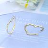 Trendy  Sterling Silver Earrings for Women Smooth Dazzling Love Heart Shaped Stud Earrings Pendientes Oorbellen  Gift