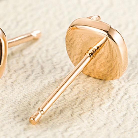 1 Pair Women Ear Retro Smooth Geometric Shape Amber Studs Lightweight Ear Jewelry Lady