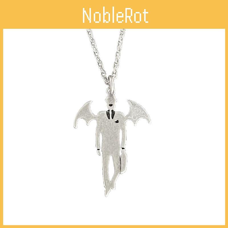 Gothic Vampire Bloodsucker Pendant Chain With Wing Design For Cosplay Costumes