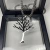 Silver High-quality Stainless Steel Tree of Life Pendant Necklace
