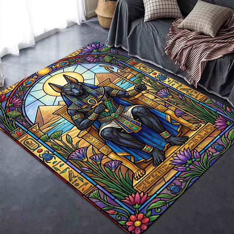 2025 New Anubis Carpet Rug for Living Room Bedroom Home Sofa Decoration,Kids play Non-slip Floor Mat87