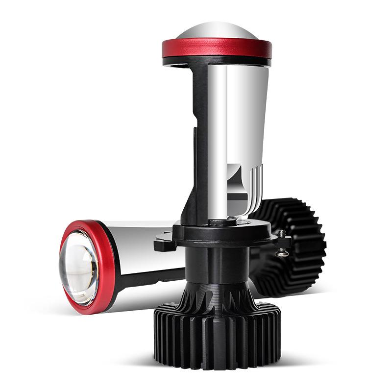 Auto LED Scheinwerfer Kleine Linse H4 Y8 Y1 Y2 U7 Fern- und Abblendlicht Integriert Doppel-Linse Motorrad
