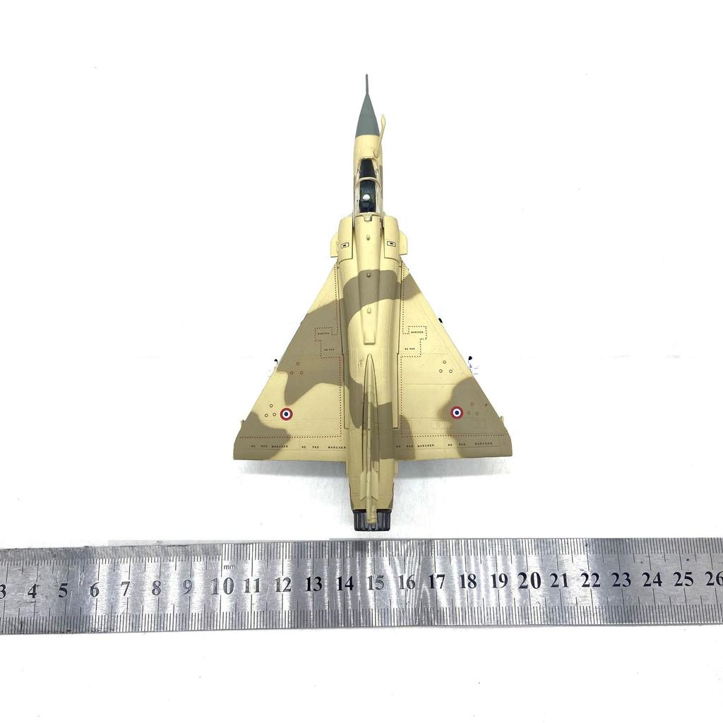 1/100 Scale Fighter French Air Force Mirage 2000 Models Aircraft Adult Children Toys for Display Show