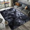 2025 New Cool Guns Pistol Ammunition Bullet Cartridge AK M4 Rug Carpet for Living Room Bedroom Decor,Non-slip for Sofa Doormat