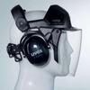 UVEX Fios Face Guard with Earmuffs