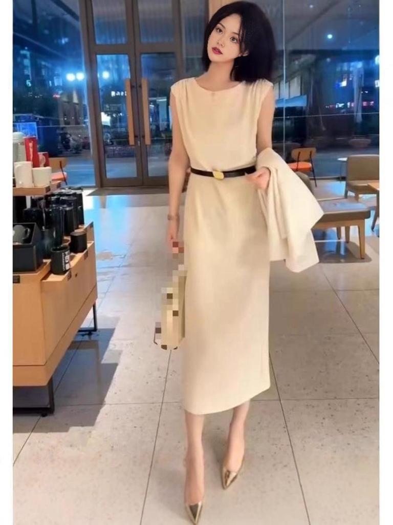 Stylish Plus Size Women's Spring OL Suit Jacket & Dress Set