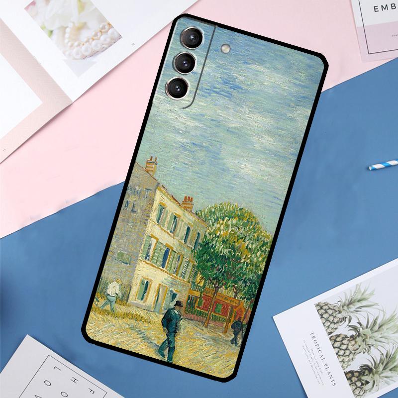 Van Gogh Oil Painting Case For Samsung Galaxy S25 Ultra S21 S22 S24 S23 Ultra S9 S10 Plus S21 FE S25 FE Back Cover