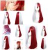 My Hero Academia Cosplay-Perücke für Todoroki- und Bakugo-Fans, 65 cm lang, rot-weiß