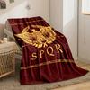 1pc Roman Eagle Fleece Blanket, Historical Home Decor, Ideal Gift for History Enthusiasts & Small Present