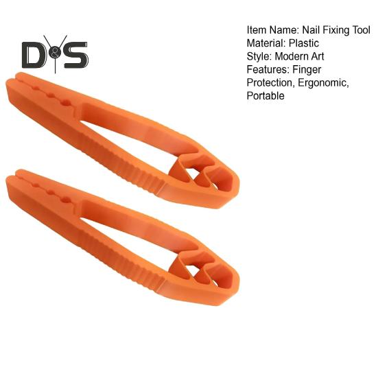 1 buc/2 buc Suport de unghii pentru bătut cu ciocanul Instrument de fixare din plastic pentru unghii Clește auxiliar anti-zdrobire a degetelor Consumabile pentru prelucrarea lemnului