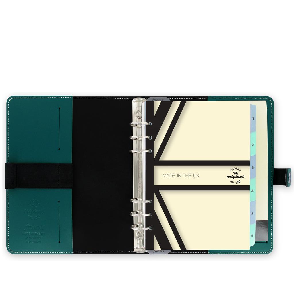 Filofax Original System Organizer, A5, Dark Aqua, 17-022383, Officially Imported