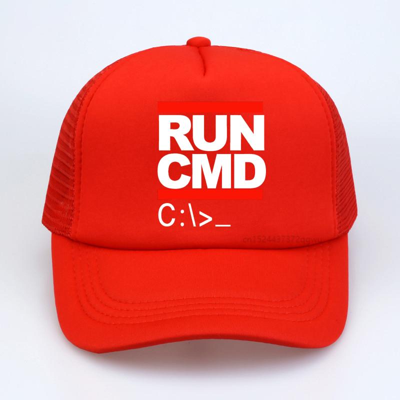 Unisex Mesh Breathable Caps Run Cmd Computer Programmer Baseball Cap Trending Graphic Summer Funny Birthday Gift Hats