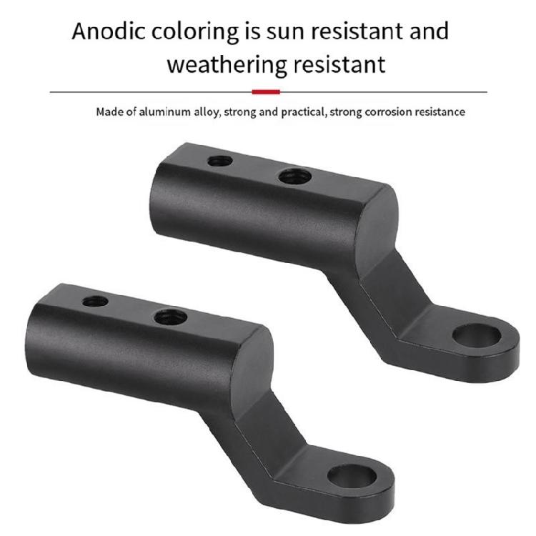 Motorcycle Extension Mount Bracket Rearview Expander Bracket for Scooters Mount Bracket Support Holder