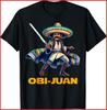 Mexický Obi Juan Filmová Parodie Cinco De Mayo Den Mexika Černé Tričko Unisex Tričko