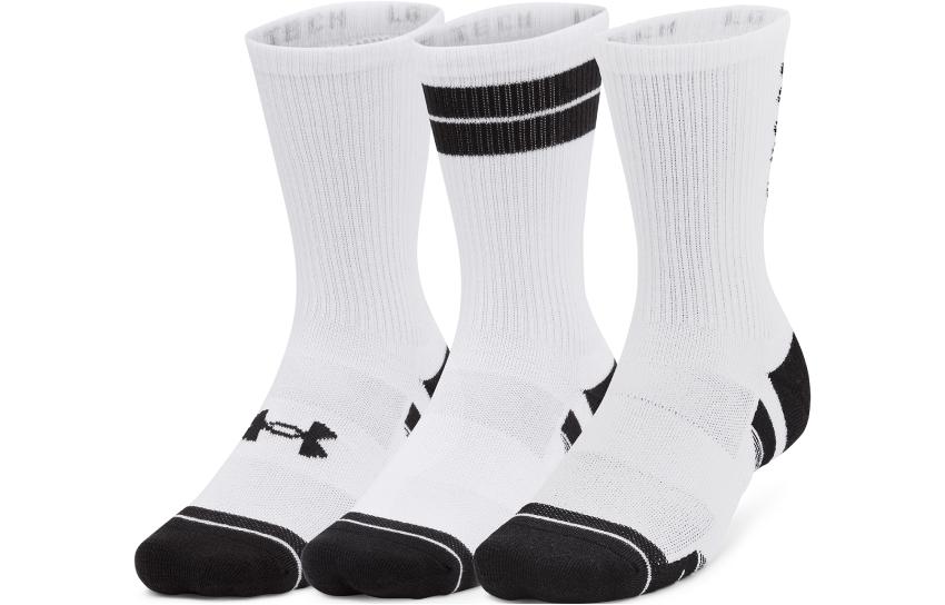 Under Armour SS23 Crew Socks Unisex White 1379515-101 L