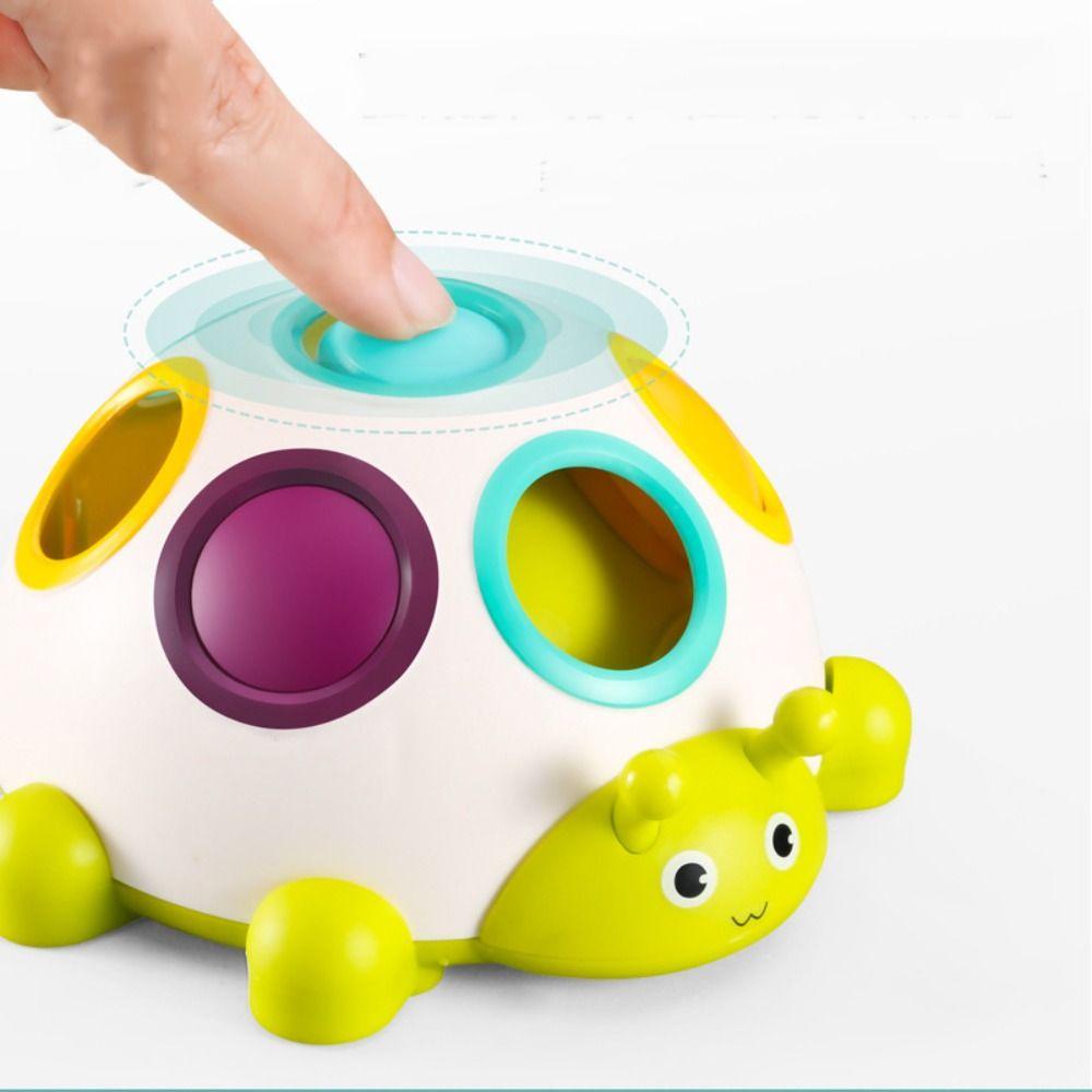Press Finger Finger Beetle Hole Digging Toy Beetle Color  Montessori   Children Gift