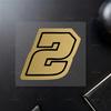 1pc Gold Motocycle Number Stickers Waterproof for Motobike Fuel Tank Fairing Helmet Car Windows Door Scooter Body Vinyl Decals