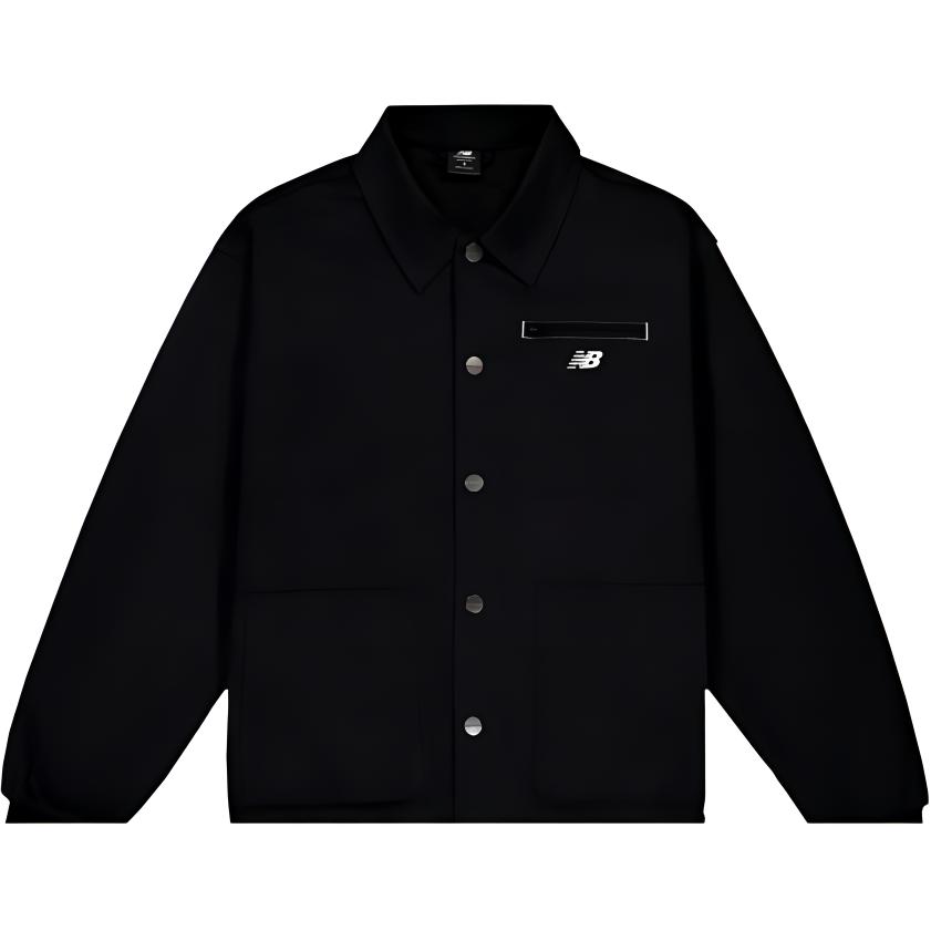 New Balance Jackets Men s Black Lapel Moderate Other MJ33502-BK XL