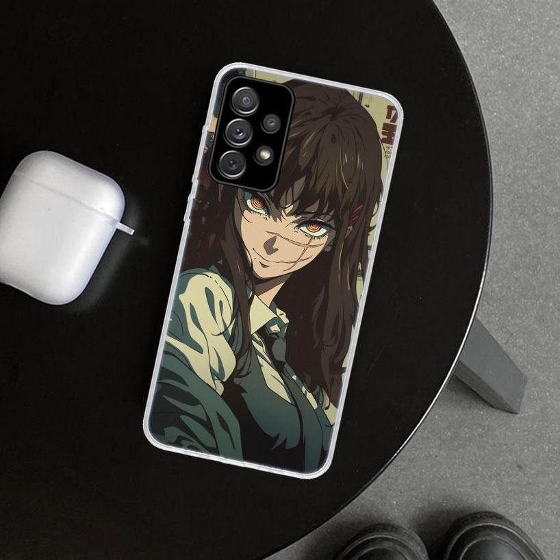 Chainsaw Mans Yoru War Devil Phone Case Cover for Samsung Galaxy A12 A22 A32 A52 A72 A02S A51 A50S A31 A20S A10S Note 20 Ultra 1