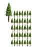 Miniature Wargame Park Landscape Decoration Model Trees for Train Railroad